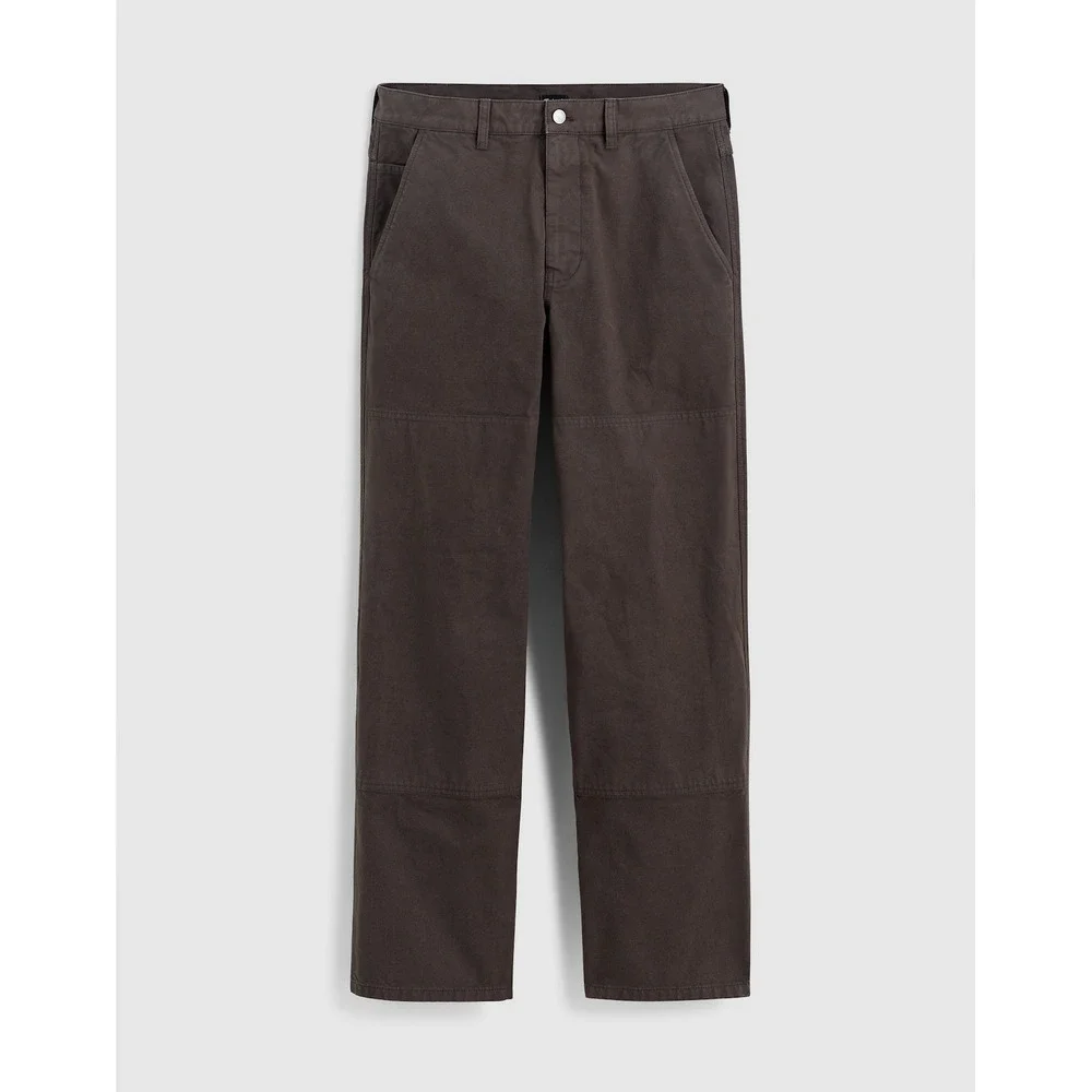 Madewell Mens The Canvas Utility Pant Mocha Brown Relaxed Fit NV973 33x32